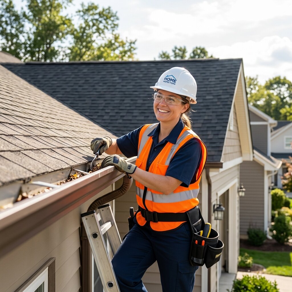 Sleek Gutter Inspection Check